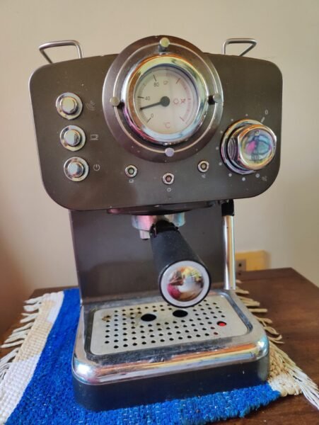 TEST Máquina de café expresso look retro / vintage – ¡Ideal para hacer los mejores cafés!